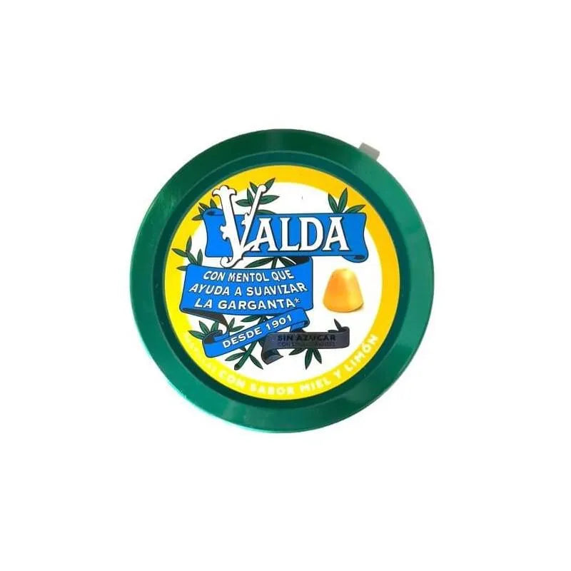 Valda Candy Sugar Free Honey Lemon Flavored, 160 g