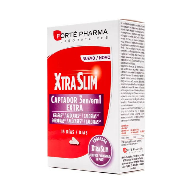FORTÉ Pharma Xtraslim Captador 3 in 1, 60 capsules