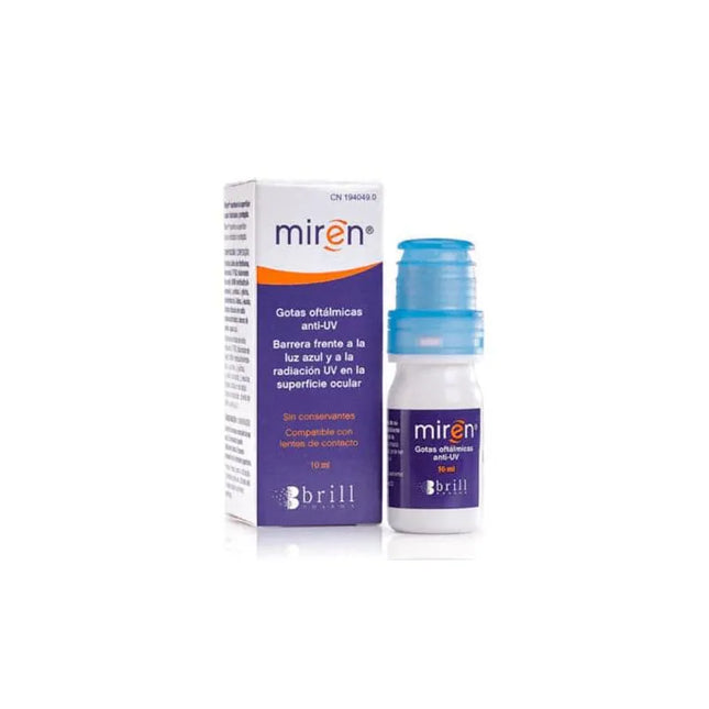 Brill Pharma Miren Gotas Oftálmicas Anti-Uv, 10 ml