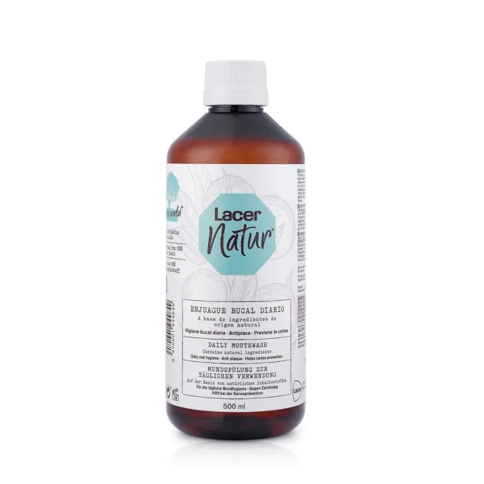 Lacer Natur Daily Mouthwash, 500 ml