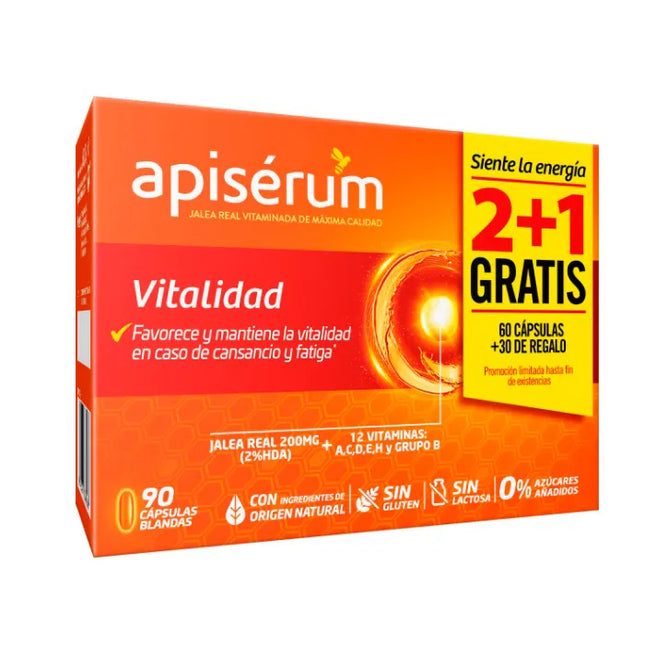 Apisérum Apiserum Vitaminate 3 X, 30 capsules