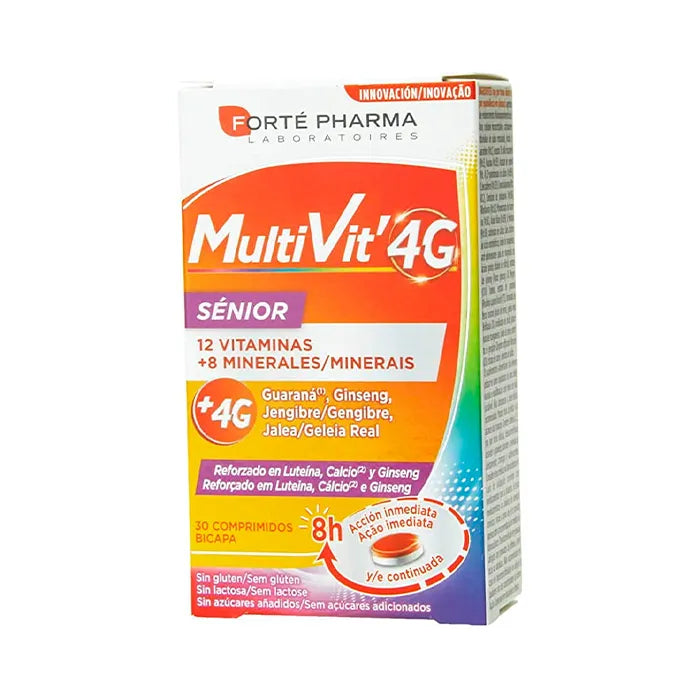 FORTÉ Pharma 12 Multivit 4 g Sénior, 30 tablets