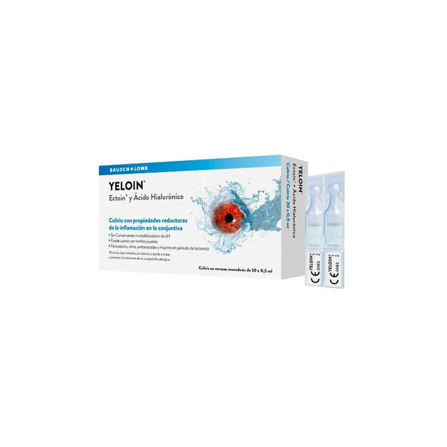 Yeloin Colirio Antiinflamatorio Monodosis, 30x 0,5 ml