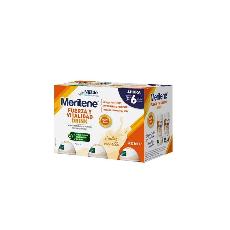Meritene Drink Botella, 6x 125 ml