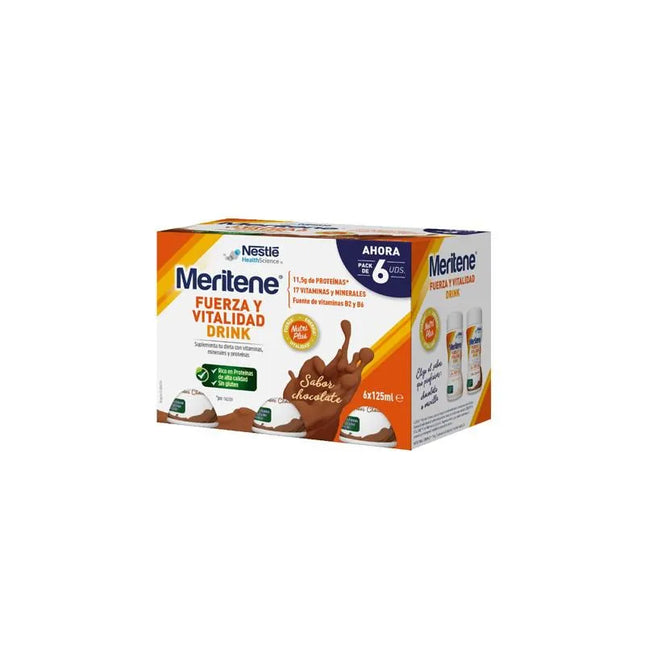 Meritene Drink Botella, 6x 125 ml