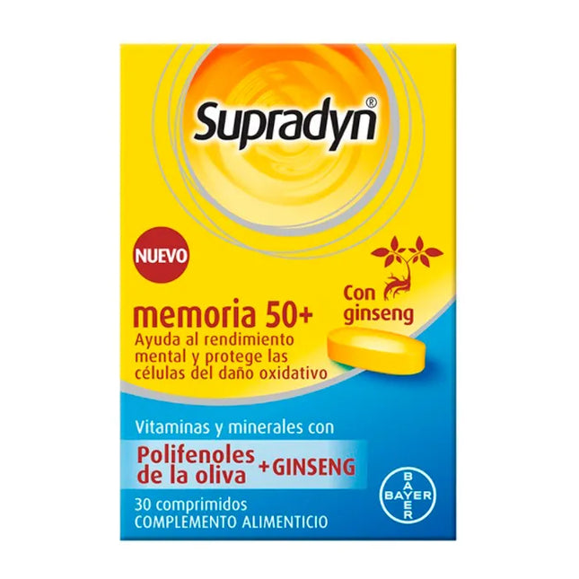 Supradyn Memory 50+, 30 tablets