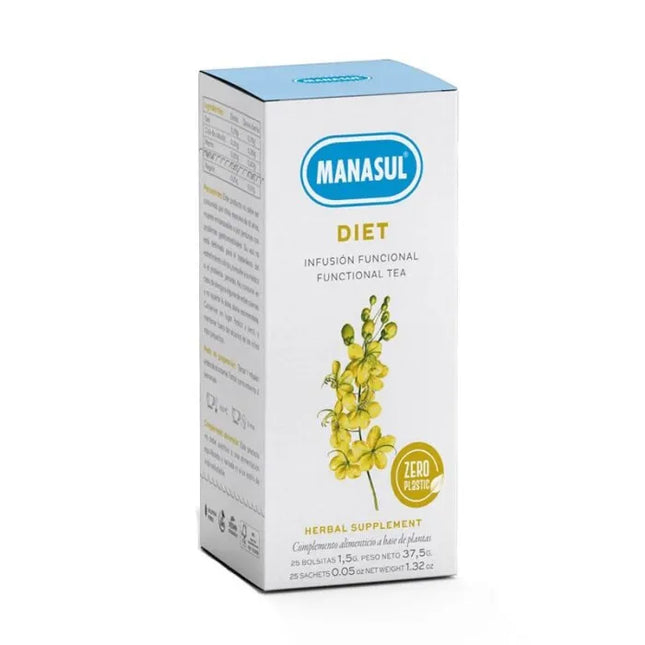 Manasul Diet Bio 25 Tea Sachets, 37,5 g
