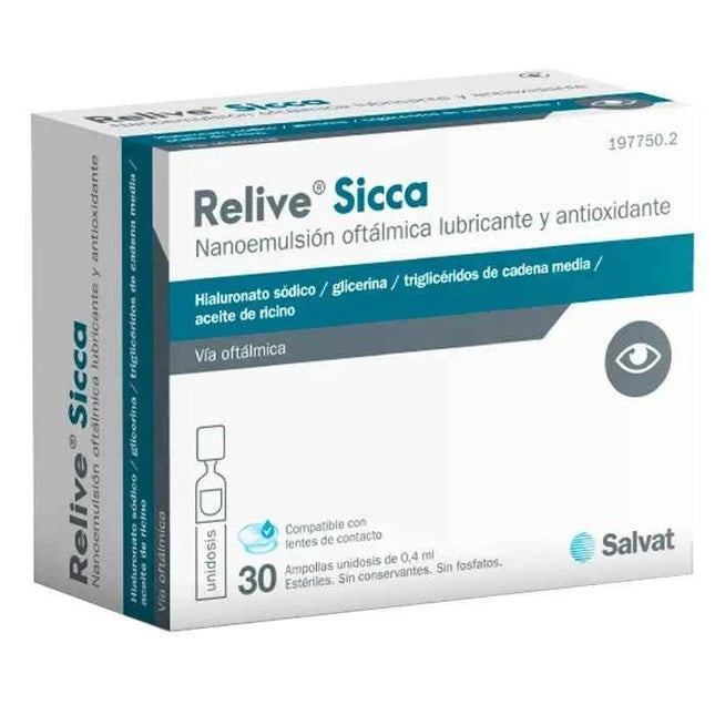 Salvat Relive Sicca 30 Blíster