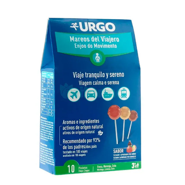 URGO Traveller's Dizziness 10 Lollipops