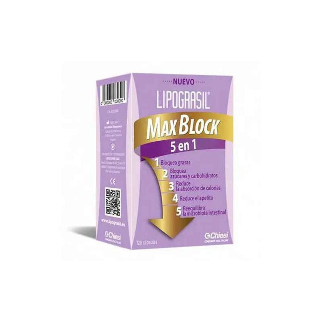 Lipograsil Max Block 5 in 1, 120 capsules
