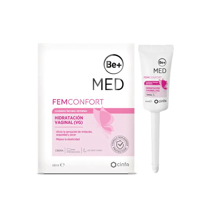 BE+ Internal Vaginal Moisturising – Cream, 8x6 ml