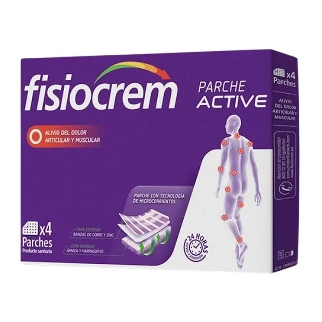 Fisiocrem Active Patch, 4 Units