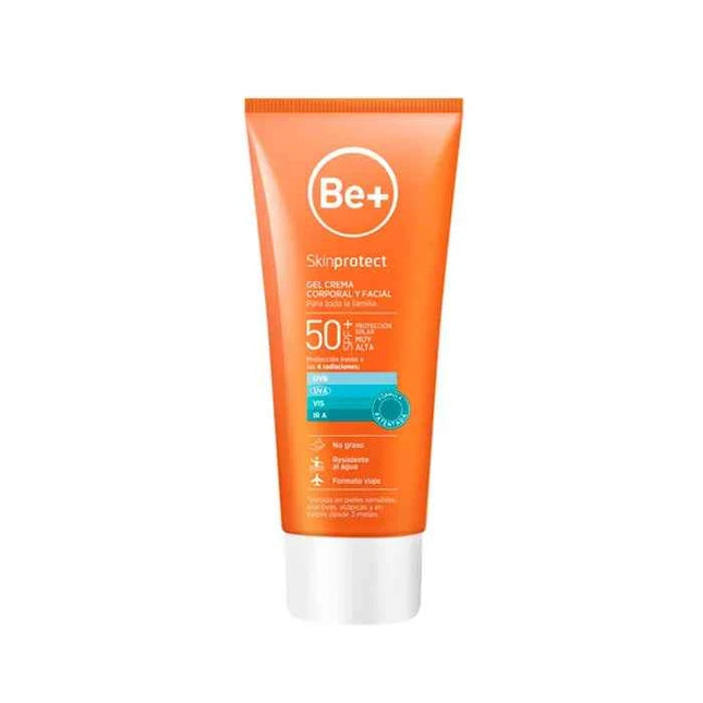 BE+ Skin Protect Body and Face – Cream Gel Spf50+, 100 ml