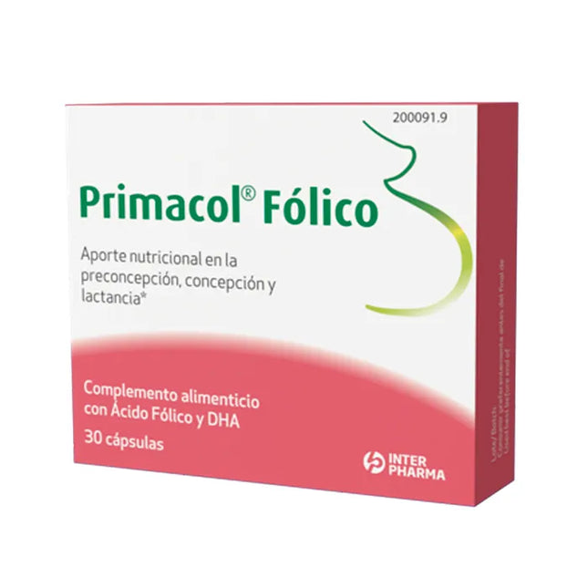Interpharma Primacol Folic, 30 capsules