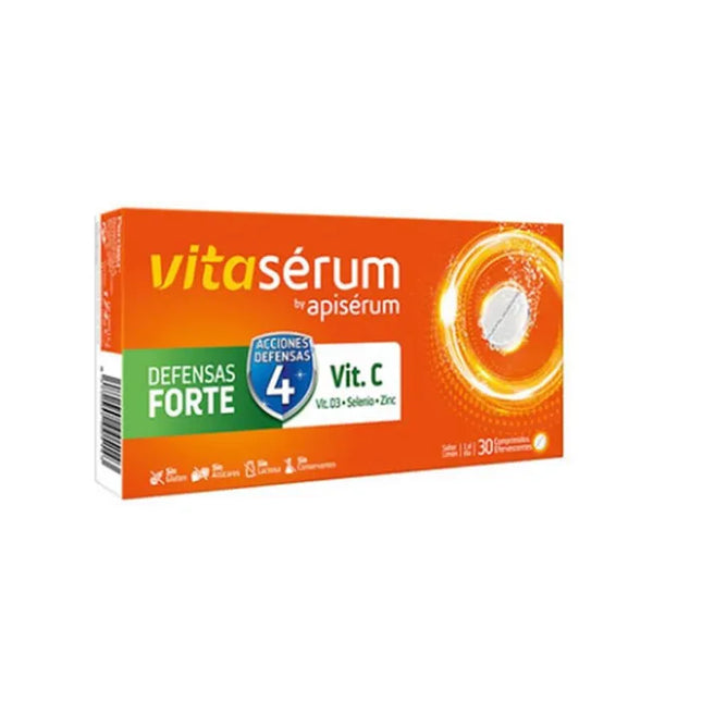 Vitaserum By Apiserum Defensas Forte Vit C Unisex, 30 tablets