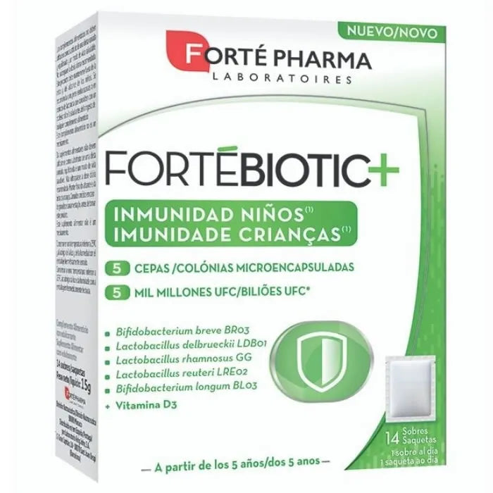 FORTÉ Pharma FortéBiotic+ Immunity Children 14 Envelopes