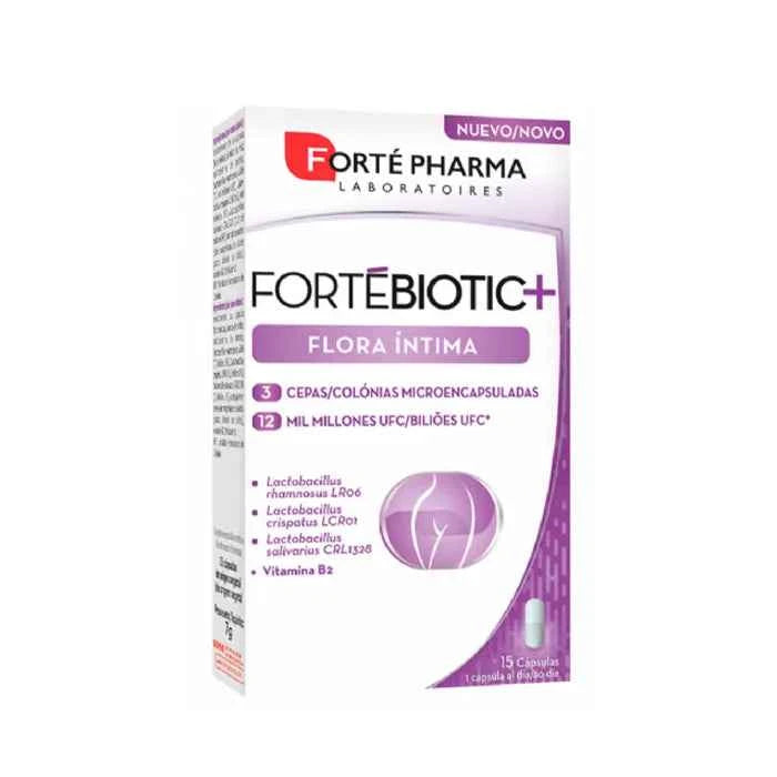 FORTÉ Pharma Fortebiotic+ Flora Intima, 15 capsules