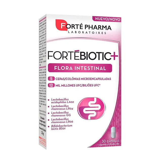 FORTÉ Pharma Fortebiotic+ Intestinal Flora, 30 capsules