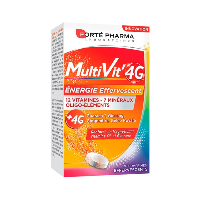 FORTÉ Pharma Multivit 4 g Energy 30 Effervescent Tablets