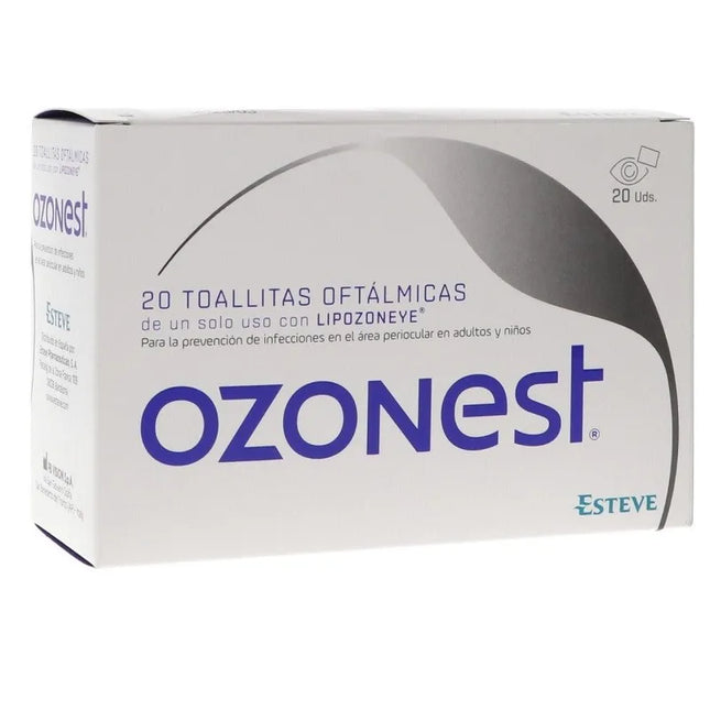 Esteve Ozonest Ophthalmic Wipes, 20 Units