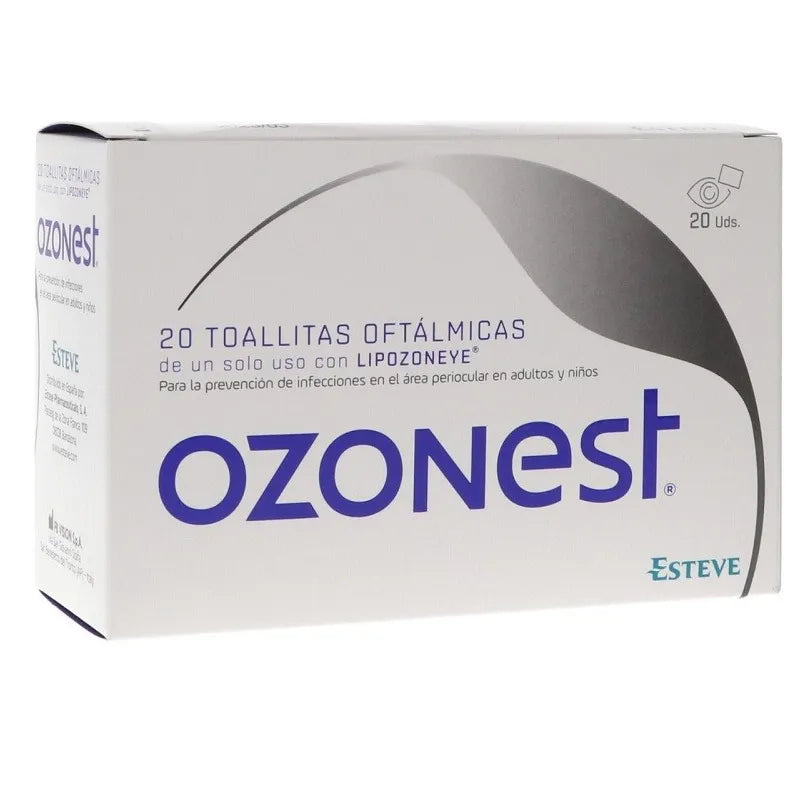 Esteve Ozonest Ophthalmic Wipes, 20 Units