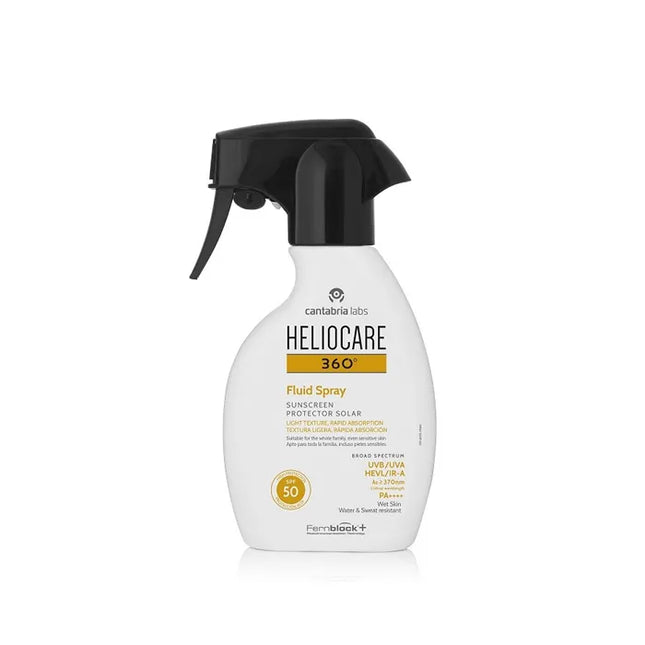 Heliocare 360º Fluid – Spray Spf50 Unisex, 250 ml