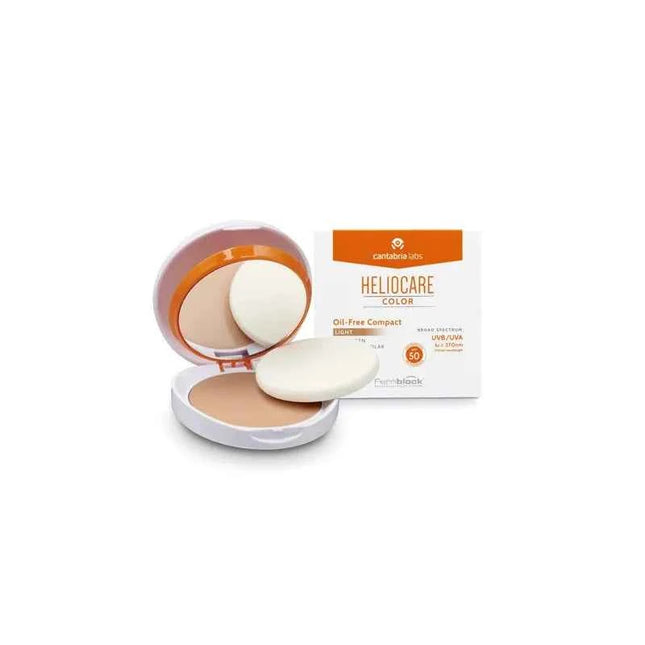 Heliocare Color Oil Free Compact Make Up Spf50 Light Unisex, 10 g