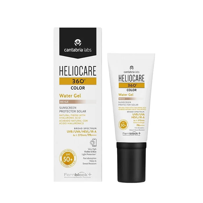 Heliocare Water 360º Beige Colour – Gel Spf50+ Unisex, 50 ml