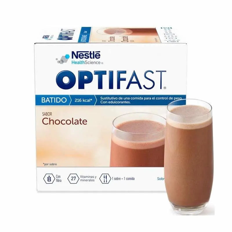 Optifast Chocolate Shake 12 Envelopes x Unisex, 55 g