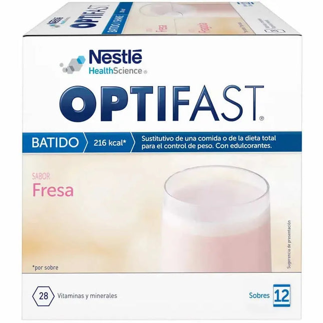 Optifast Strawberry Smoothie Unisex, 12x55 g