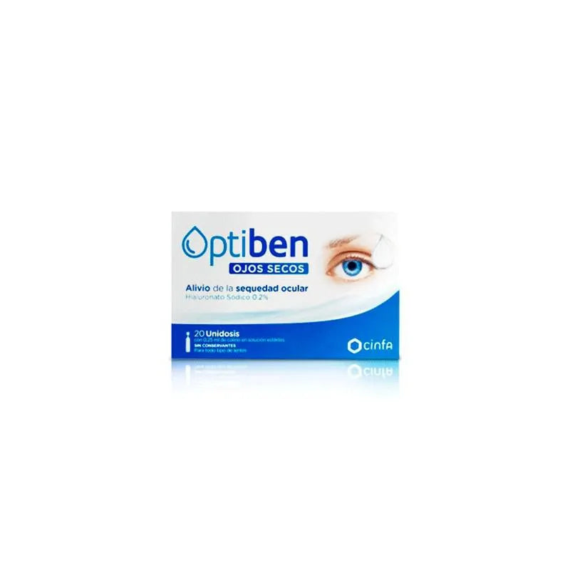 Optiben Ojos Secos, 20 Units