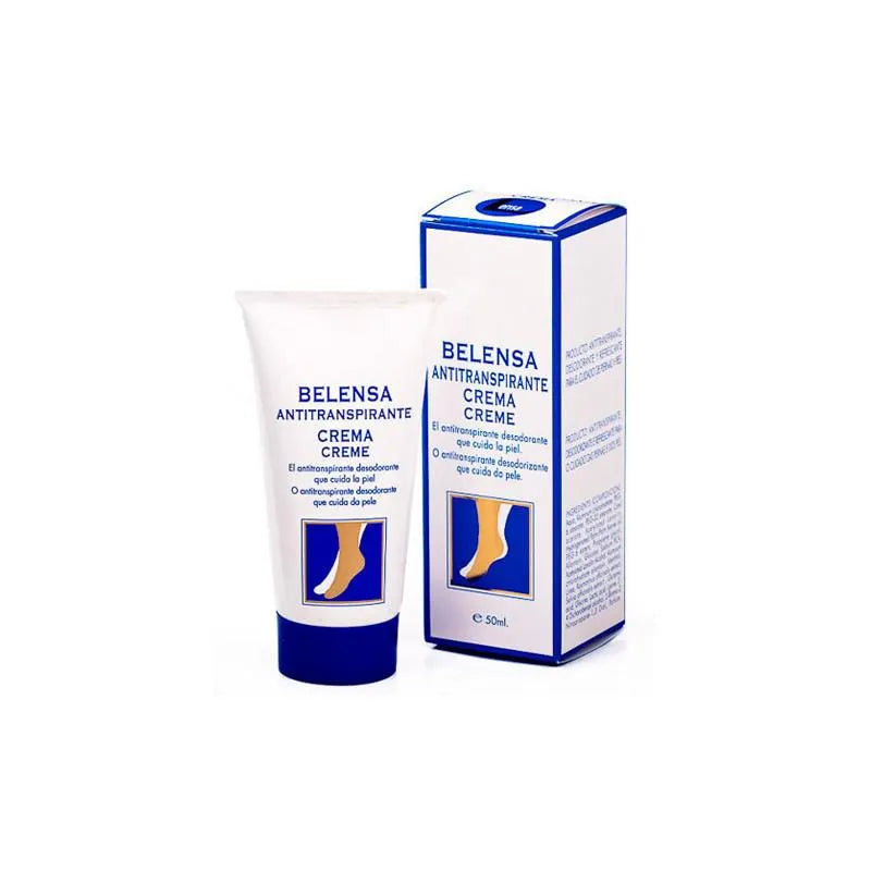 Belensa Crema Antitranspirante Pies, 50 ml