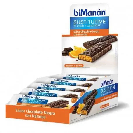 Bimanán Barritas Chocolate Con Naranja Expositor 24 Units Bimanan