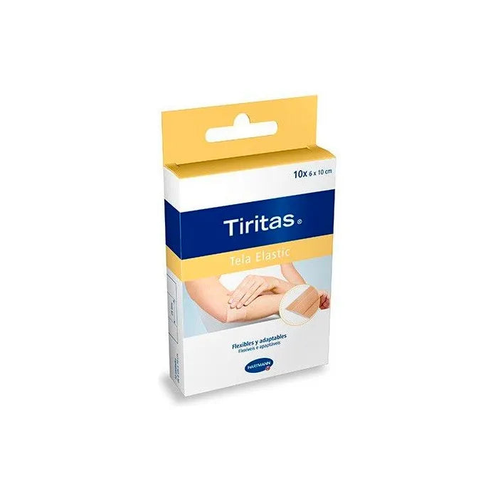 Hartmann Elastic Plasters 6cmx1m, 10 Units