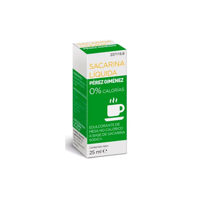PÉREZ Giménez Sacarina Líquida, 25 ml