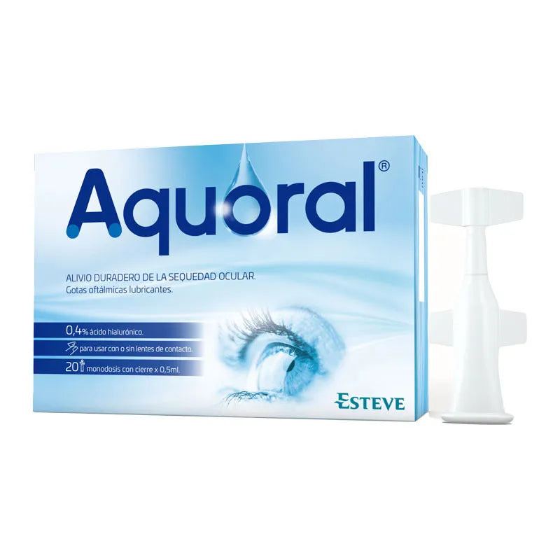 Esteve Aquoral Eye Drops 20 Single Dose X, 0,5 ml