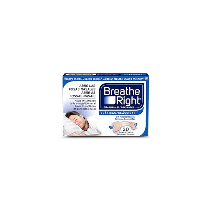 Breathe Right Nasal Strips Small Size, 30 Units
