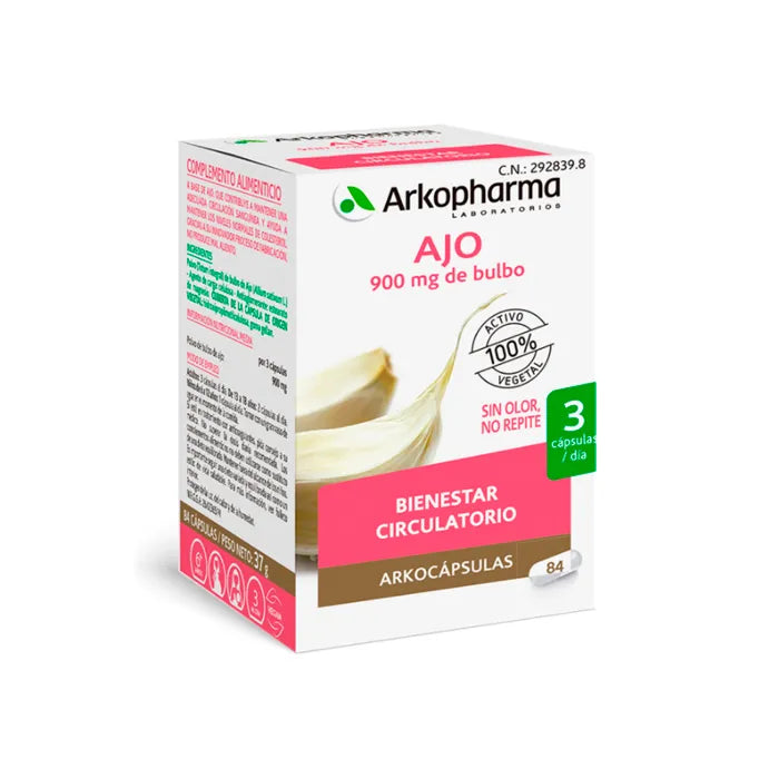 Arkopharma Arkocapsulas Garlic, 84 capsules