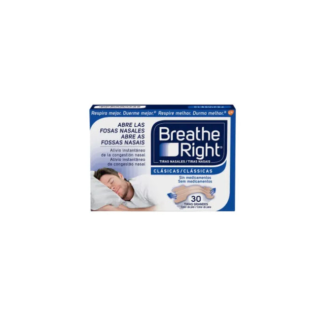 Breathe Right Nasal Strips Large Size, 30 Units
