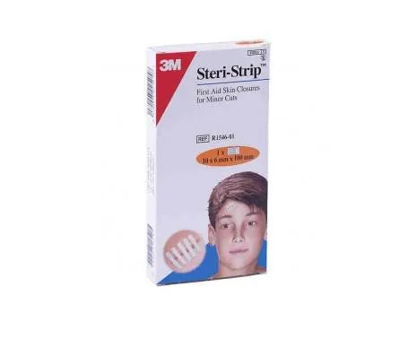 3M Steri Strip Skin Suture Strips 100mm X 6mm