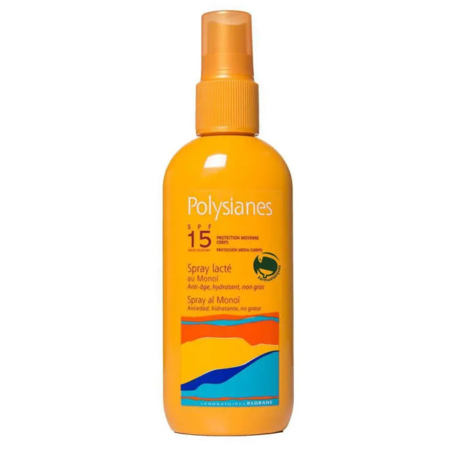 Klorane Polysianes SPF15 – Spray Unisex, 125 ml