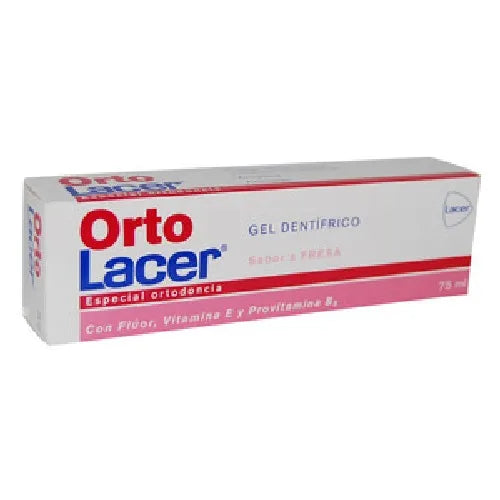 Ortolacer Strawberry Flavour Dental – Gel, 75 ml