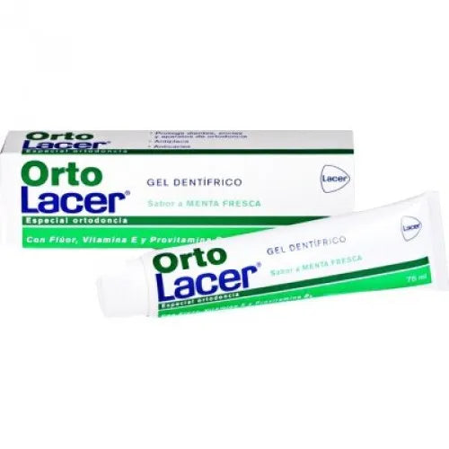 Ortolacer – Gel Dental Sabor Menta, 75 ml