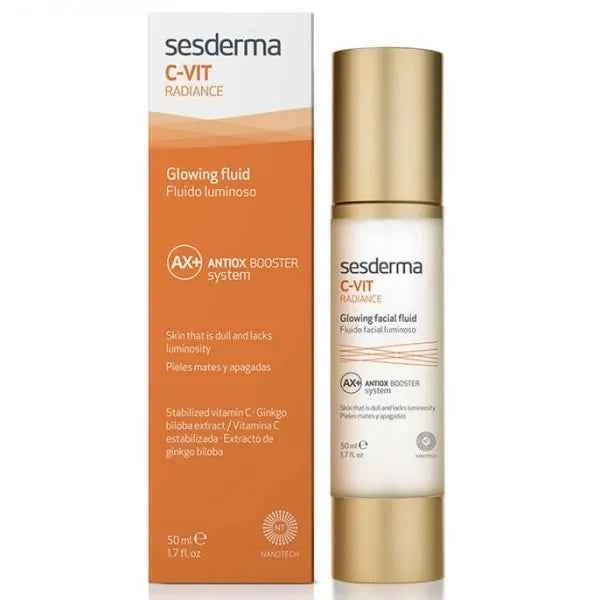 Sesderma C Vit Radiance Glowing Fluid Antiox Booster System Unisex, 50 ml