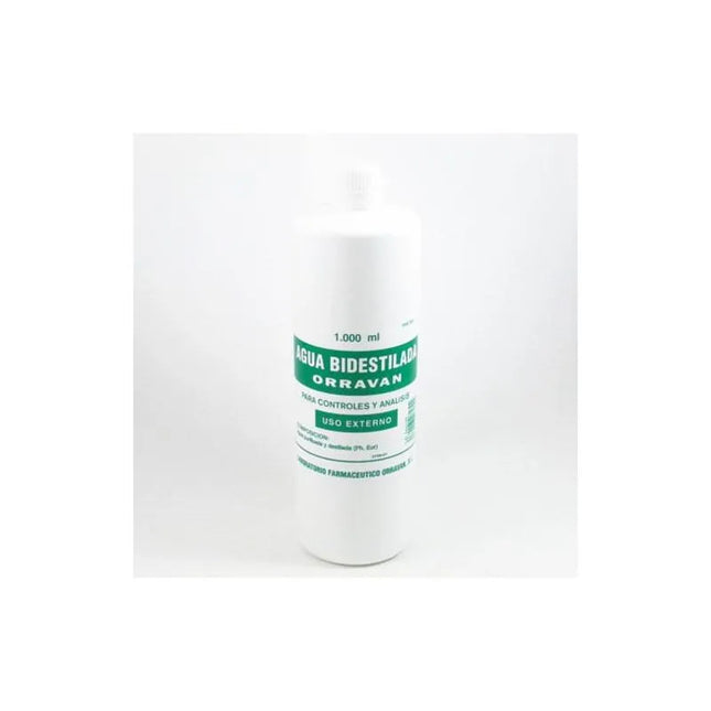 Orravan Agua Bidestilada, 1000 ml