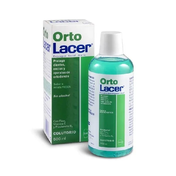 Ortolacer Mouthwash Sabor Menta, 500 ml