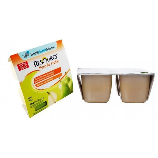 Meritene Fruit Purée 4 Tubs Of, 100 g