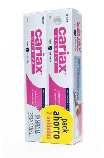 KIN Pasta Cariax Gingival 125 ml Pack, 2 Units