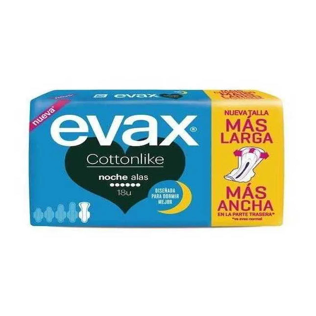 EVAX Cottonlike Night Wings Unisex, 18 Units