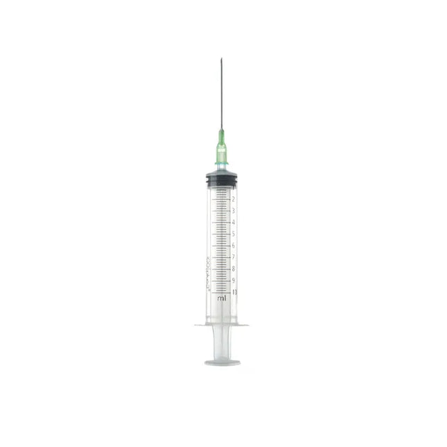 ICO Syringe With Needle 0,7x30 10 ml G22 13/16